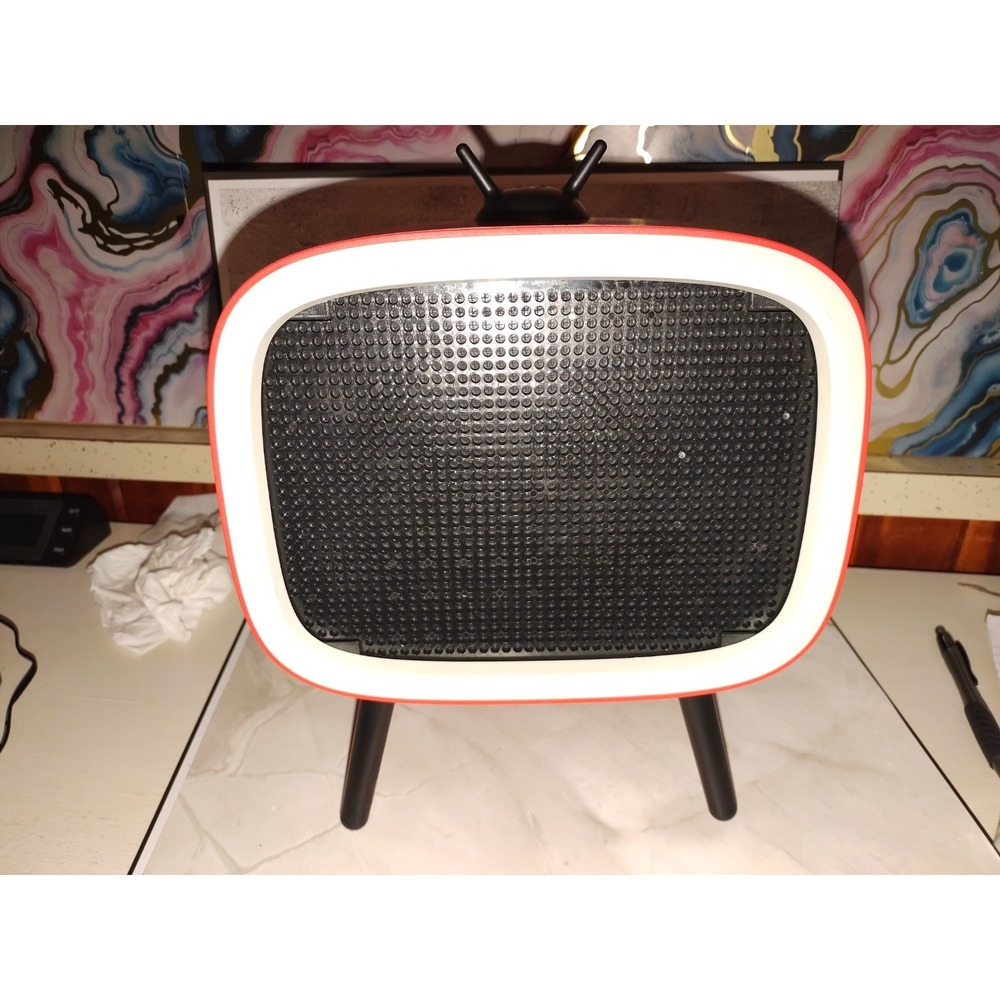 FAO Schwarz PEG LIGHT BRIGHT ART‎ BOX RETRO TV STYLE TOY RED PREOWNED USED